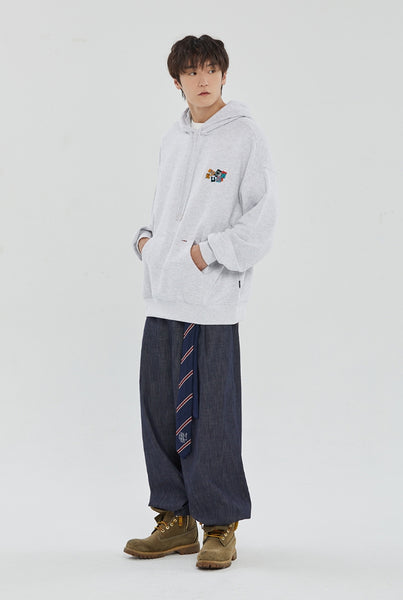 [ROMANTIC CROWN]★OUT FONT LOGO HOODIE OUT FONT LOGO HOODIE - ROMANTIC CROWN | 60% - Asian Fashion