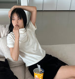 NOOR HALF SLEEVE TURTLENECK