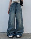 Dickie Washing Wide Denim Pants