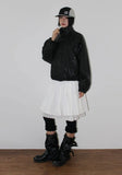 SOFT HIGH-NECK LEATHER JUMPER