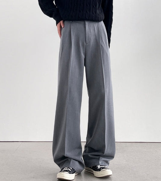 【YOURNUS】Ronnie Two Tuck Wide Slacks YOURNUS (ユアノス) - ロニーツータックワイドスラックス
