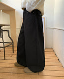 Enen Star Rivet Wide Cotton Pants