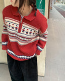 Harken Nordic Half-zip Collar Knit