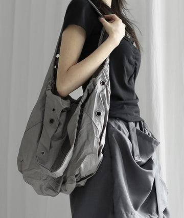 Eyelet Crunch Shoulder Bag