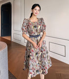 Moritz Jacquard Flared One Piece