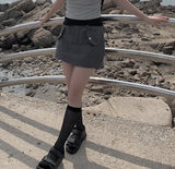 Karoo nylon-string mini skirt