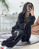 Tevi Lettering Crop Hoodie
