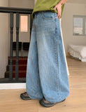Akal Washing Denim Wide Pants