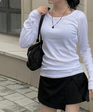 Dizzy Round Slim Long Sleeve T-shirt