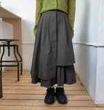 Torienne Frill Layered Long Skirt