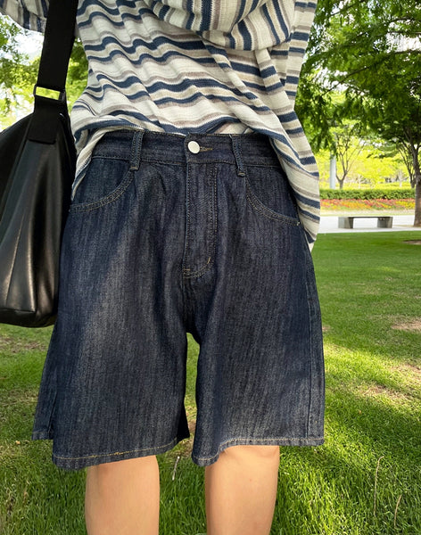 【COSYHARU】Coral denim shorts COSYHARU (コシハル) - コーラルデニムハーフパンツ / Coral