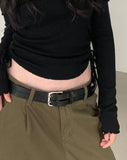 Sido Black Double Belt