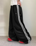 Viewde Summer Track Banding Wide Pants