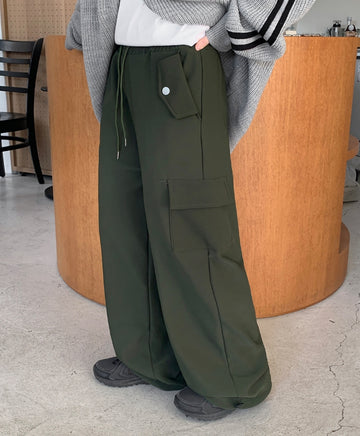 Toim Banding Cargo Jogger Pants