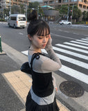Cozy Bustier T-Shirt Set