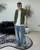 Allain Two-Way Knit Zip-Up