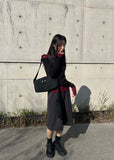 RIBBED SHOULDER KNIT