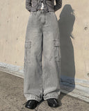 Sori Cargo Wide Denim Pants