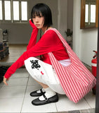 SUMMER STRIPE TERRY BAG