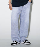 Bulky Wide Denim Pants