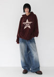STAR CORDUROY HOODIE