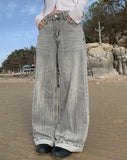 Sarah Washing Grey Wide Pants