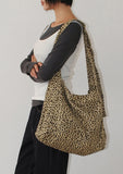 LEOPARD SNAP STRAP BAG