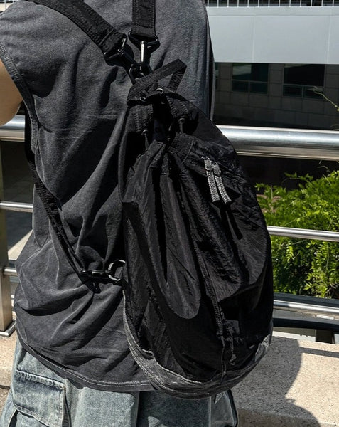 【COSYHARU】Nylon cross duffel bag COSYHARU (コシハル) - ナイロンクロスダッフルバッグ/ Nylon