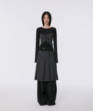 Bustier Layered Long Sleeve