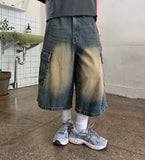 Gus Denim Cargo Bermuda Pants