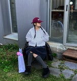 TWO-WAY CROP HOODIE ZIP-UP