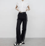 Amua Crop String Half Zip-Up