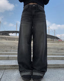Tsuri Wide Long Denim Pants