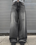 Rec Washing Button Wide Pants