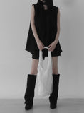 Nets Ruffle Shoulder Bag