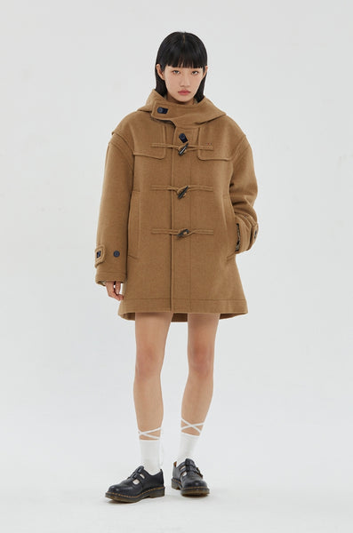 ROMANTIC CROWNのWOOL BLEND OVERSIZE DUFFLE COAT 全2色 WOOL BLEND OVERSIZE DUFFLE COAT - ROMANTIC CROWN | 60