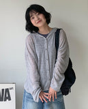 Albi Summer String Hood Cardigan