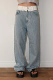 WAIST OVERLAY DENIM