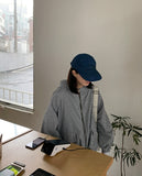 Hakona Check String Hood Wind Jumper