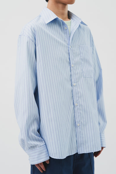 【HI FI FNK】Enzo Striped Shirt HI FI FNK(ハイファイファンク) - Once Striped Oversized Shirt