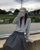 EDGE BUTTON HENLEY TEE