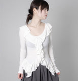 ROPE FRILL TOP