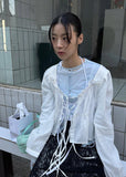 SHIRRING STRAP BL SH