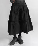 MILLI FRILL SHIRRING LONG SK