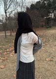 SHIRRING POLA TOP