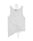 DRAWSTRING TWIST SLEEVELESS