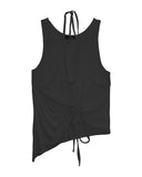 DRAWSTRING TWIST SLEEVELESS