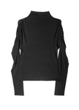 SHIRRING POLA TOP