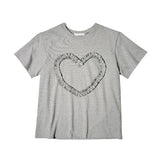 FRILL HEART T-SHIRT