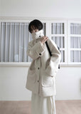 HANGE BUTTON MID COAT
